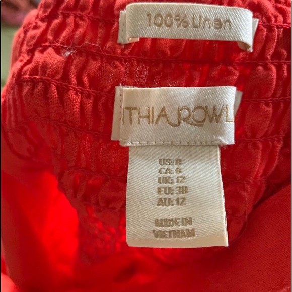 Cynthia Rowley 100% Linen Jumpsuit- 8 - Picture 2 of 4